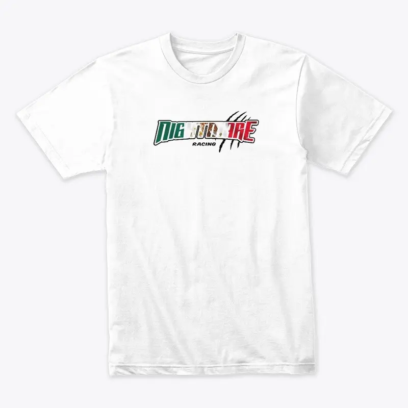 Nightmare Racing White T-Shirt